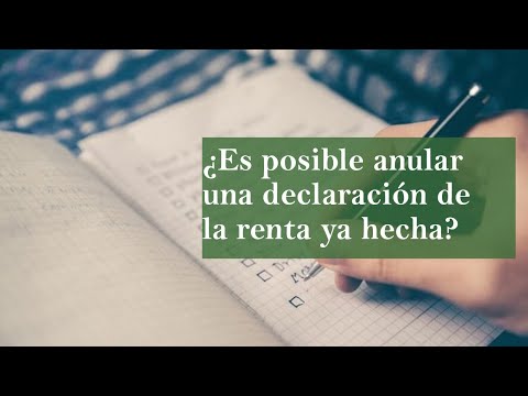 Cómo cancelar la declaración de la renta en España