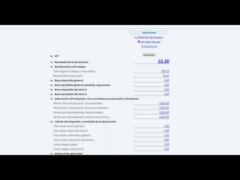 Casilla de deducción de cuota de autónomos en renta.