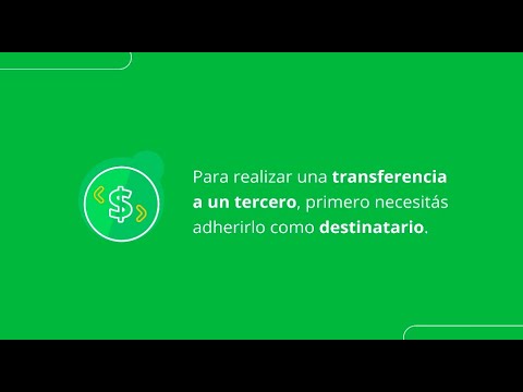 ¿Quién es el destinatario de una transferencia?