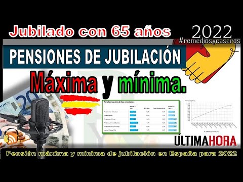 Cuál es la pensión mínima de un jubilado en España