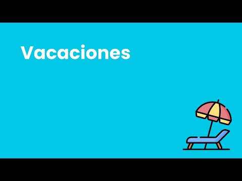 Número de días de vacaciones por año en España