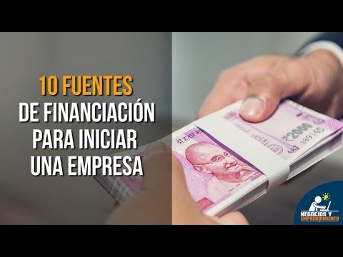 Ejemplos de fuentes de financiación para una empresa