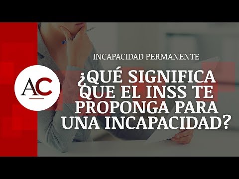 Qué significa inicio de incapacidad permanente en España
