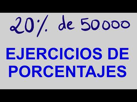 Cómo calcular el 20% de una cantidad