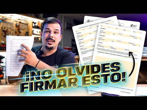 Cómo hacer un contrato de compraventa de vehículos