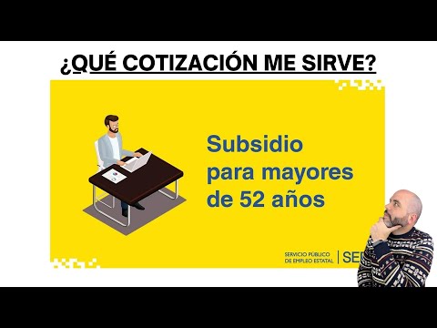 Cómo cobrar subsidio mayores de 52 años y trabajar a tiempo parcial