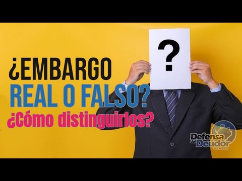 Cómo saber de qué es un embargo judicial