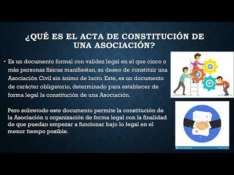 Modelo de acta fundacional para asociación sin ánimo de lucro