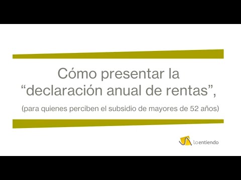 ¿Qué es la declaración anual de rentas en España?