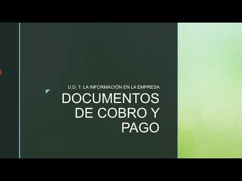 Ejemplos de documentos de cobro y pago en España