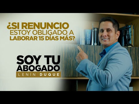 Puedo dejar un trabajo sin dar los 15 días.