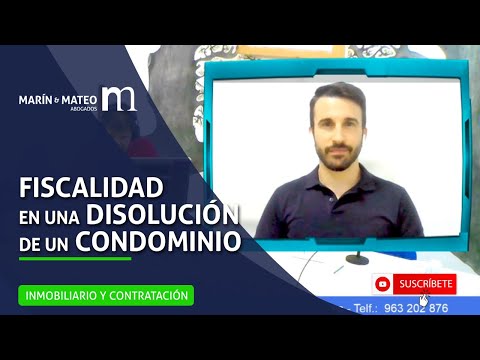 Disolución de Comunidad de Bienes: Modelo a seguir