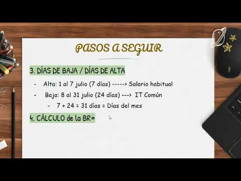 Cálculo de nómina con baja por enfermedad común: información clave.