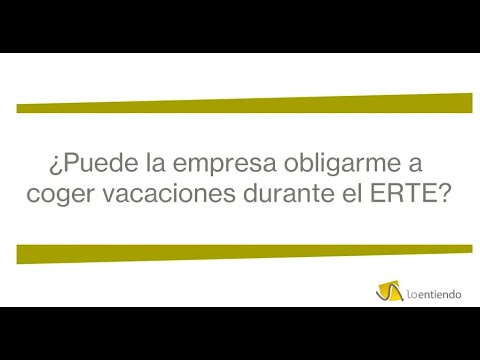 Generación de vacaciones estando en ERTE