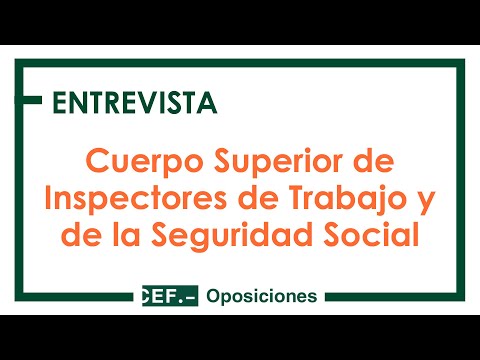 superior de inspectores de trabajo y seguridad social