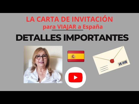Modelo de solicitud de carta de invitación para extranjeros en España