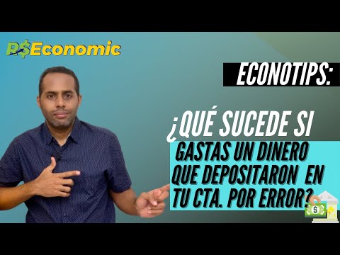 Qué pasa si me ingresan dinero en mi cuenta por error