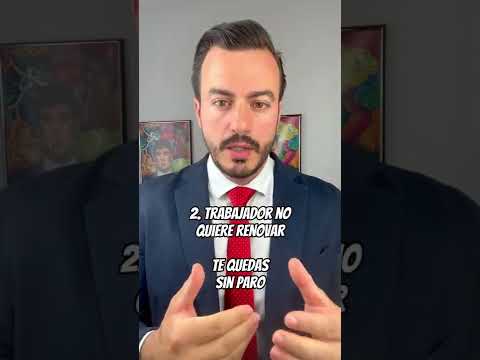 Si no acepto renovación de contrato, tengo derecho a paro.