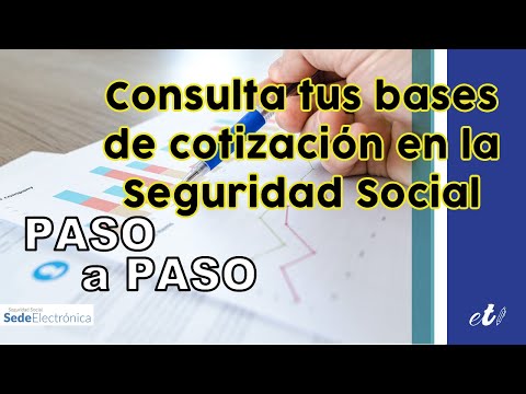 Informe de base de cotización Seguridad Social en España