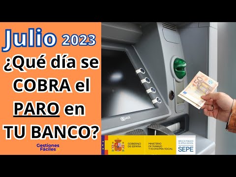 Cuándo se cobra el paro en el mes de abril?