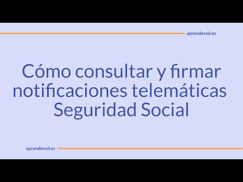 Cómo acceder a las notificaciones de la Seguridad Social