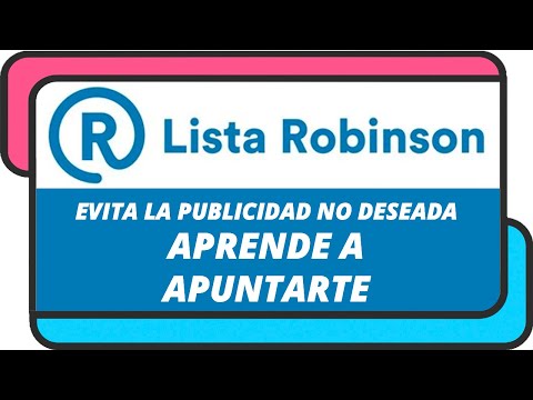 Cómo saber si estás en la lista Robinson