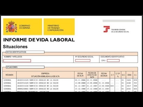 Página de la Seguridad Social: Cómo solicitar la vida laboral