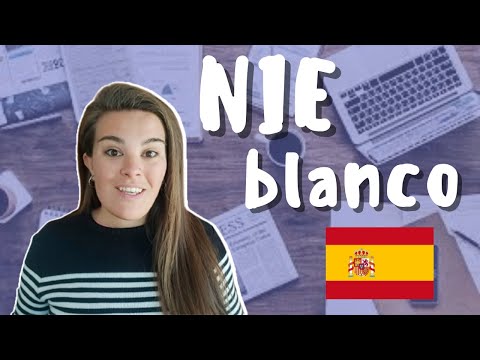Se puede trabajar con el NIE blanco en España