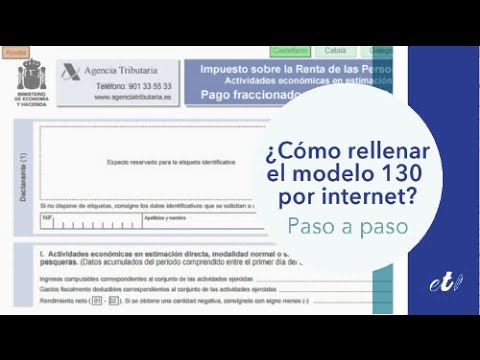 Modelo 130: IRPF, empresarios y profesionales en estimación directa, pago fraccionado