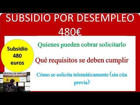 Cómo pedir el subsidio después del paro