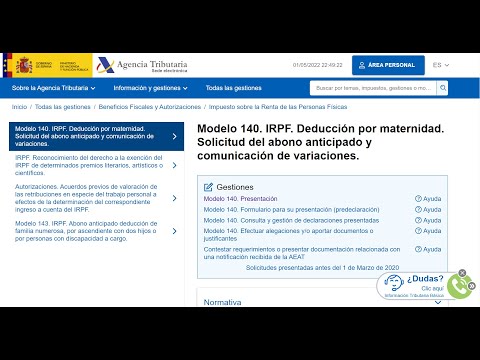 ¿Qué es el Modelo 140 de la Agencia Tributaria?