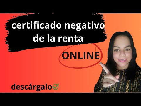 Certificado de no tener obligación de hacer la renta, Hacienda