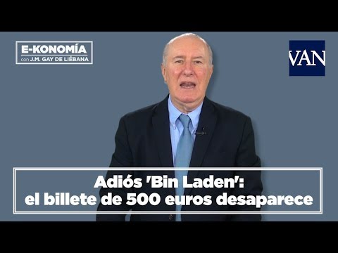 Desaparecerán los billetes de 500 euros en España