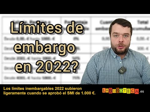 ¿Cuánto pueden embargarte de la nómina si te embargan?