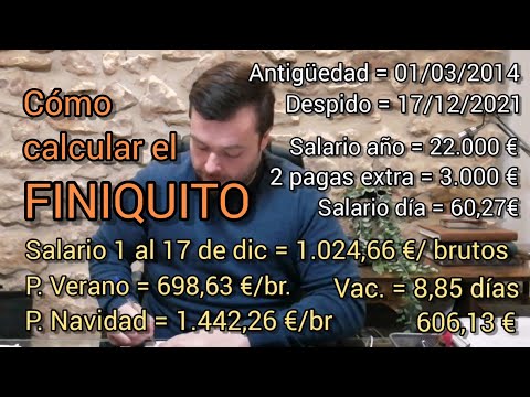 ¿Cuánto se cobra de finiquito por 3 meses en España?