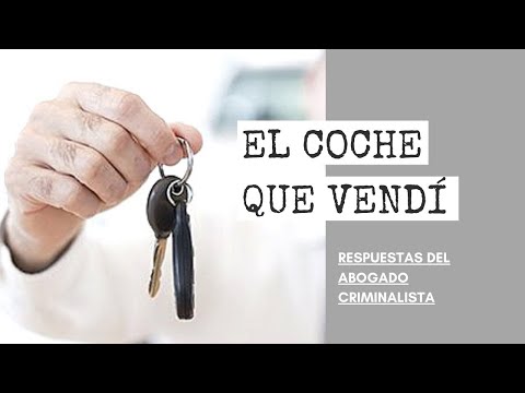 He vendido mi coche, ¿qué tengo que hacer ahora?